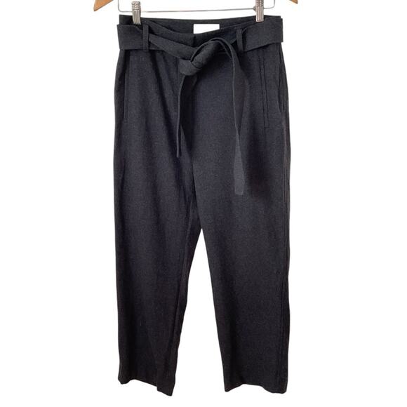 Aritzia Wilfred Tie-Front Pants wool belted wide leg pant - Picture 5 of 10